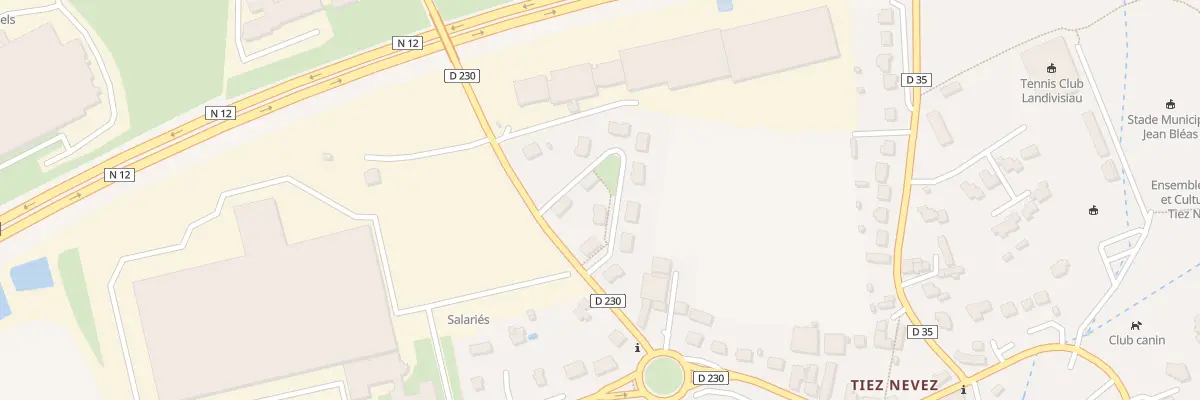 Plan du 18 Rue Victor Hugo à Landivisiau