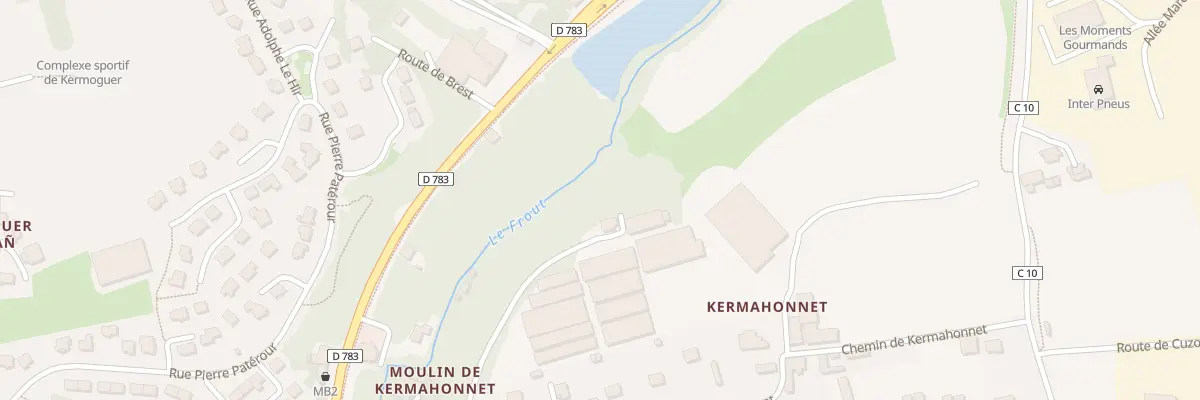 Plan du 22B Che de Kermahonnet à Quimper