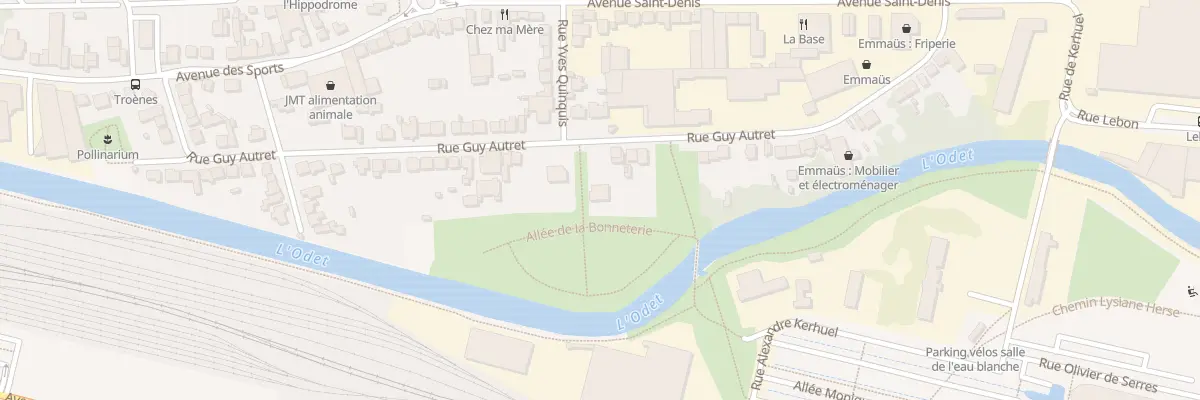 Plan du 62 Rue Guy Autret à Quimper