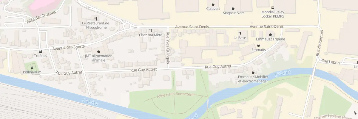 Plan du 49 Rue Guy Autret à Quimper