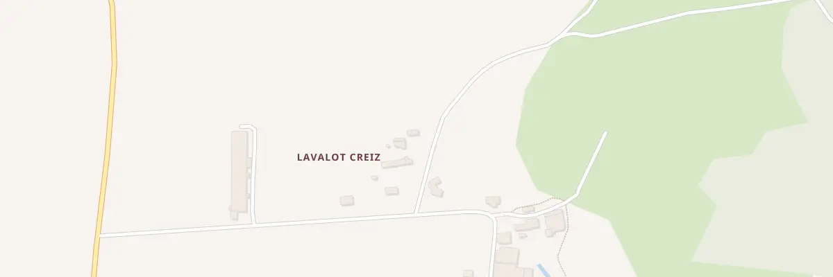 Plan du 4 Lavallot Creis à Loc-Eguiner