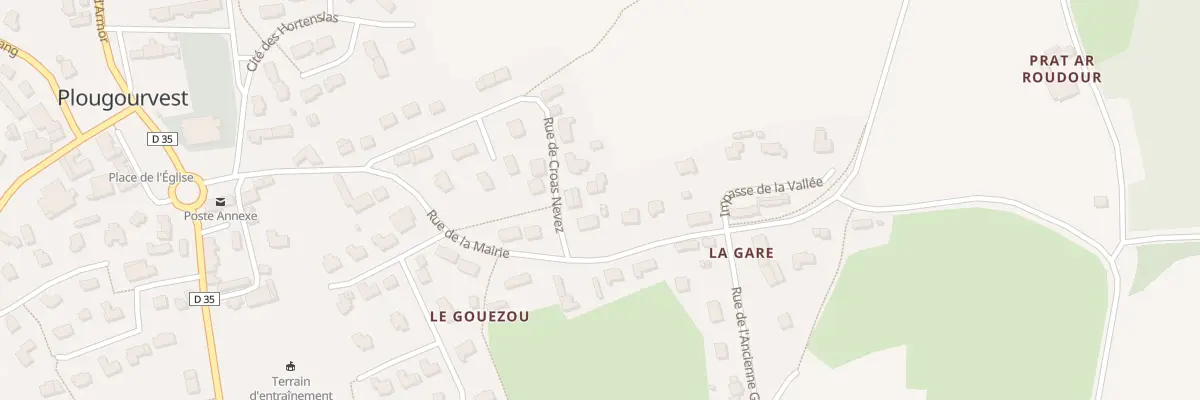 Plan du 11B Rue de la Mairie à Plougourvest