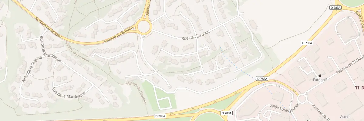 Plan du 29 Rue de l’Ile d’Arz à Quimper