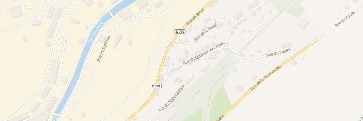 Plan du 5 Rue du Golvès à Pont-de-Buis-lès-Quimerch