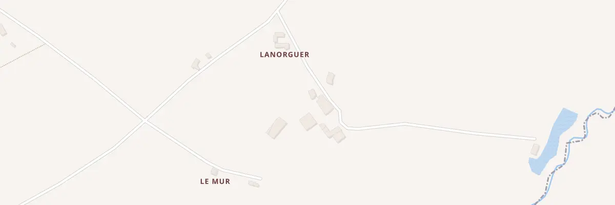 Plan du 3 Lanorguer à Tréflaouénan