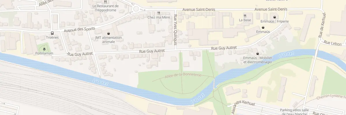 Plan du 60 Rue Guy Autret à Quimper