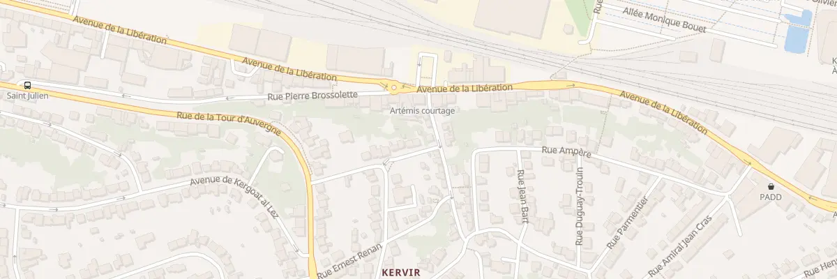 Plan du 38 Rue Pierre Semard à Quimper