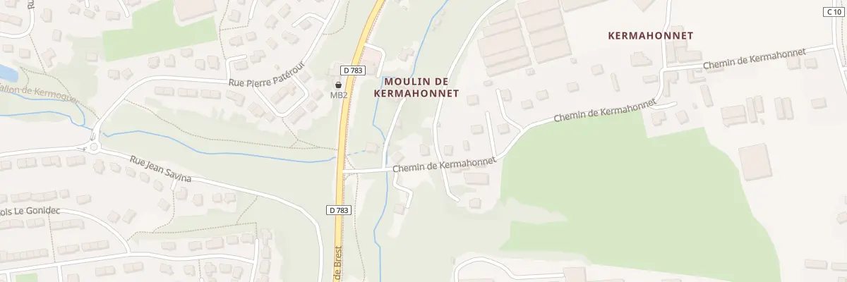 Plan du 22 Che de Kermahonnet à Quimper