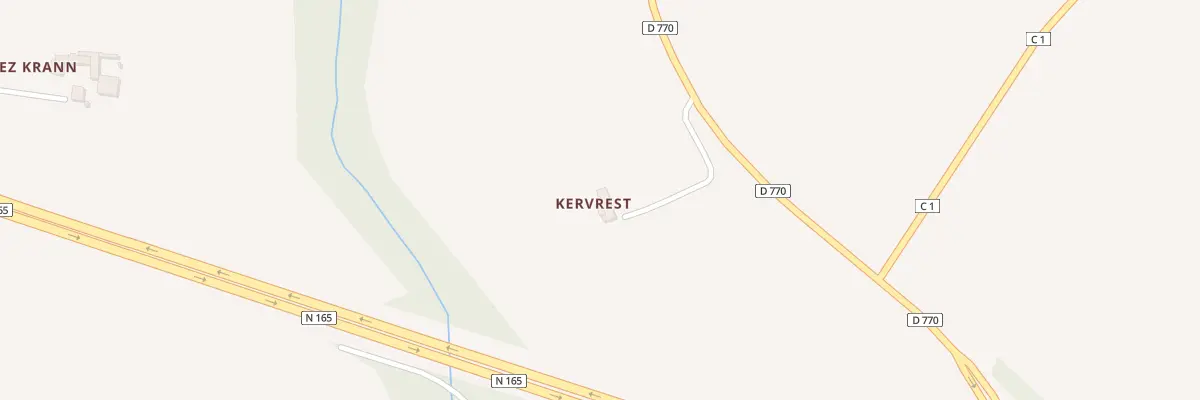 Plan du 5021 Kervrest à Saint-Ségal