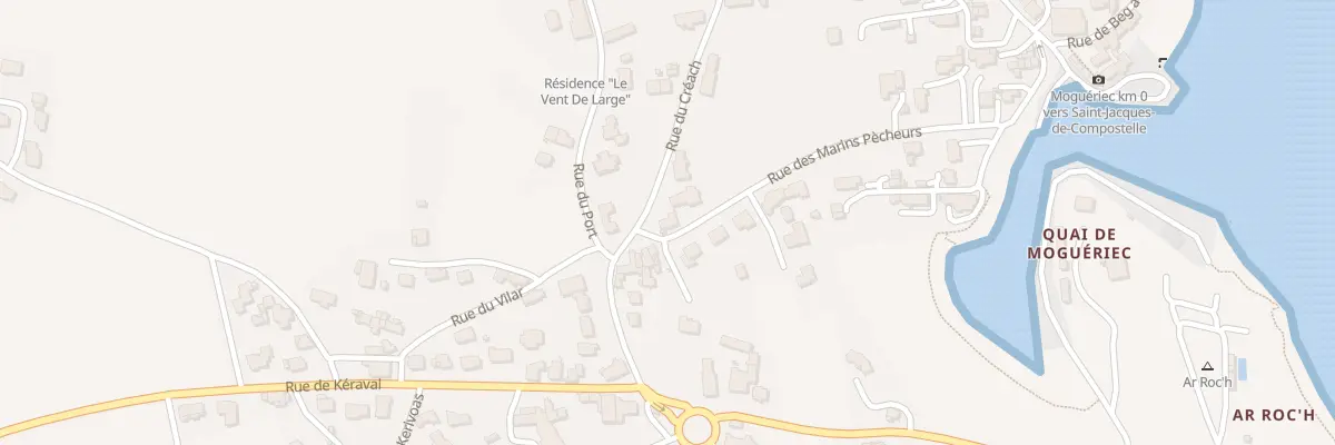 Plan du 250 Rue des Marins Pêcheurs à Sibiril