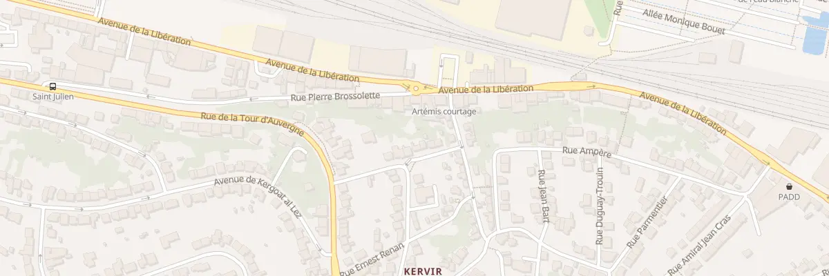 Plan du 42 Rue Pierre Semard à Quimper