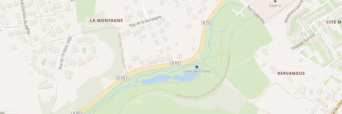 Plan du 84 Rue General de Gaulle à Landivisiau