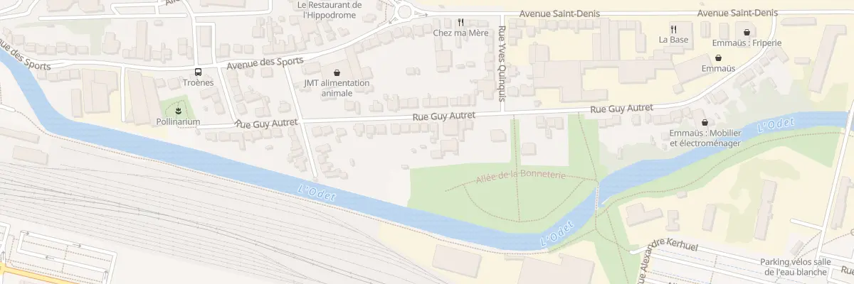 Plan du 44 Rue Guy Autret à Quimper