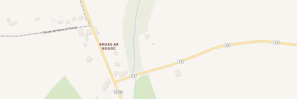 Plan du 1979F Rodoc à Saint-Ségal
