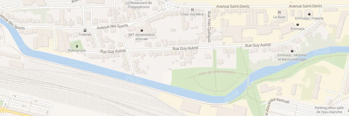 Plan du 42 Rue Guy Autret à Quimper