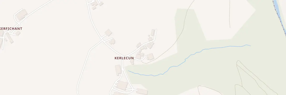 Plan du 7 Kerlercun à Loc-Eguiner
