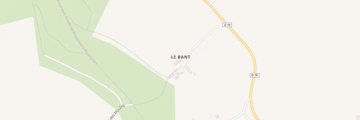 Plan du 360 Rte du Band à Plouzévédé