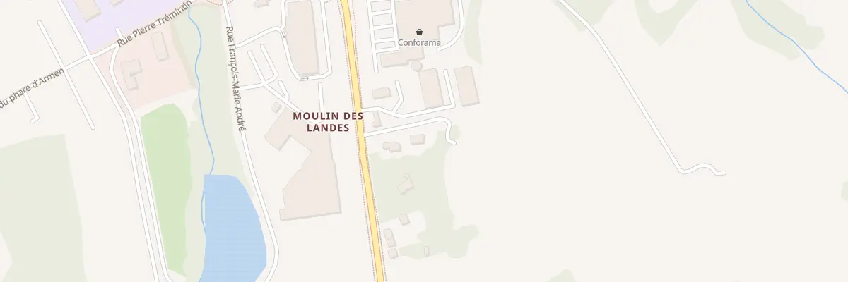 Plan du 348 Rte de Benodet à Quimper