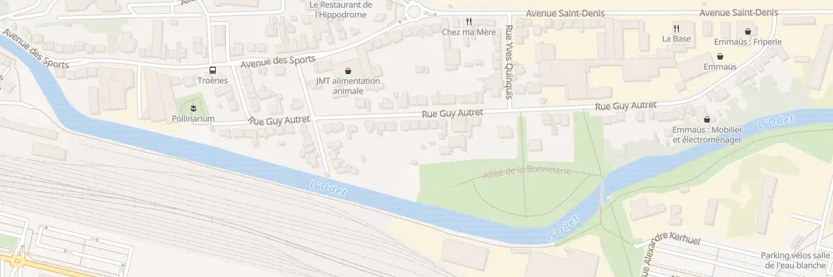 Plan du 40 Rue Guy Autret à Quimper