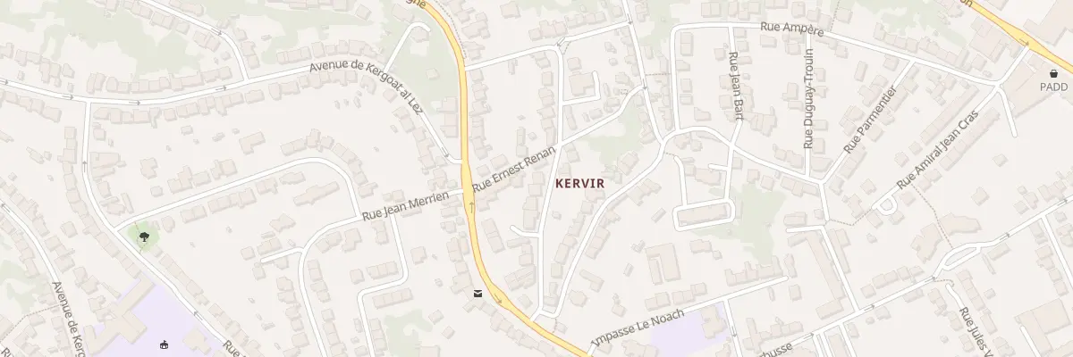 Plan du 15 Rue Pierre Semard à Quimper