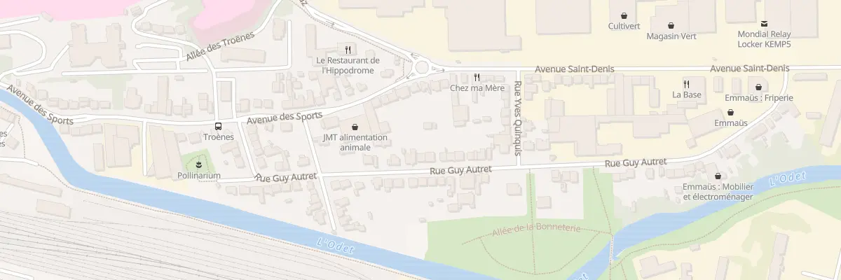 Plan du 27 Rue Guy Autret à Quimper