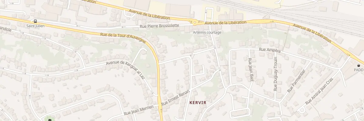 Plan du 33 Rue Pierre Semard à Quimper