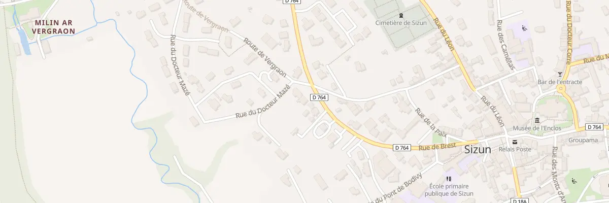 Plan du 32 Rue de Brest à Sizun