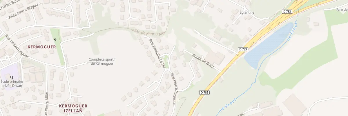 Plan du 41 Rue Pierre Paterour à Quimper