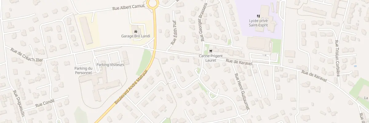 Plan du 35 Rue de Kéravel à Landivisiau
