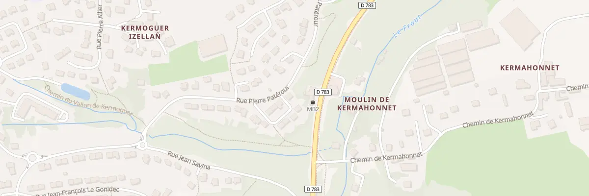 Plan du 31 Rue Pierre Paterour à Quimper