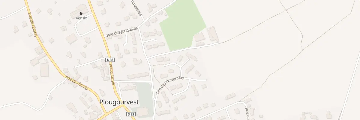 Plan du 6 Cité des Hortensias à Plougourvest