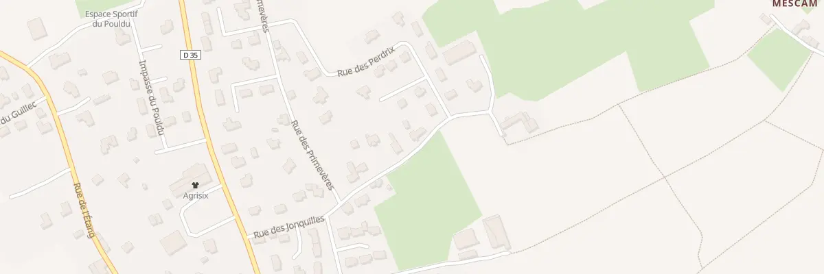 Plan du 5 Rte de Kerduff à Plougourvest