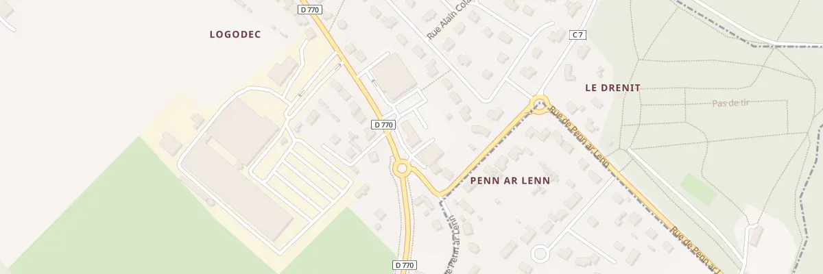 Plan du 99 Rue de Quimper à Pont-de-Buis-lès-Quimerch
