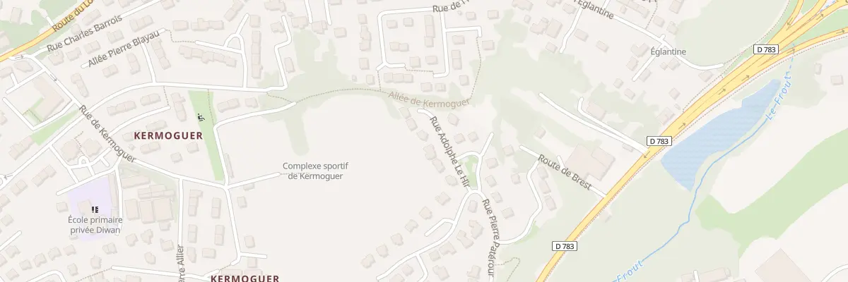 Plan du 52 Rue Pierre Paterour à Quimper
