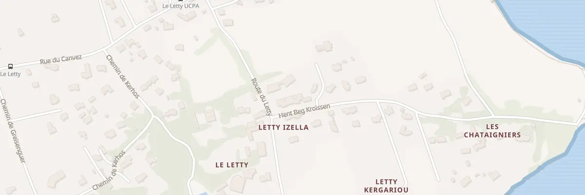 Plan du 5795 Rte du Letty à Bénodet