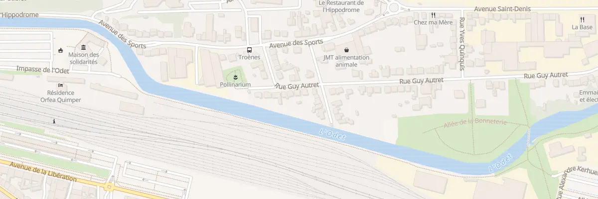 Plan du 20 Rue Guy Autret à Quimper
