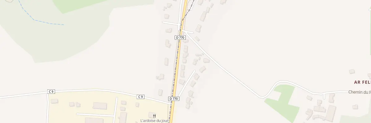 Plan du 129 Rue de Quimper à Saint-Ségal