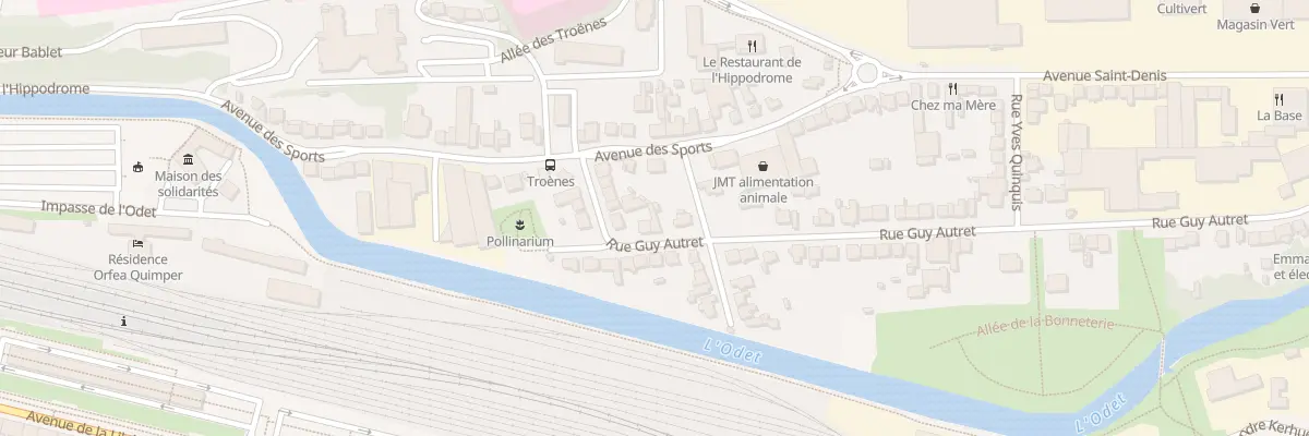 Plan du 11 Rue Guy Autret à Quimper