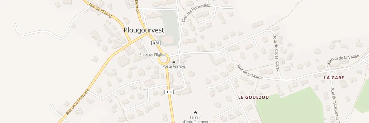 Plan du 4 Rue de la Mairie à Plougourvest