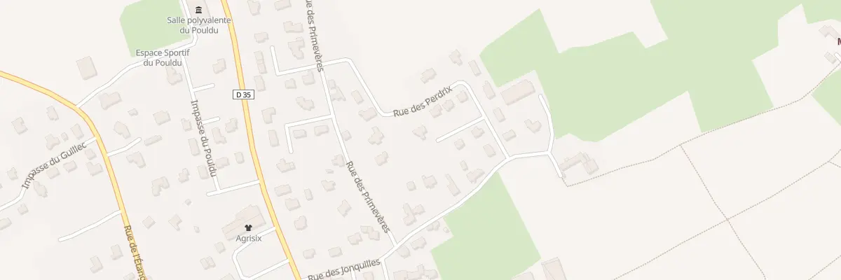 Plan du 9 Rue des Perdrix à Plougourvest