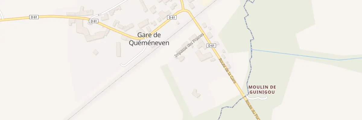 Plan du 1 Imp des Prairies à Quéménéven