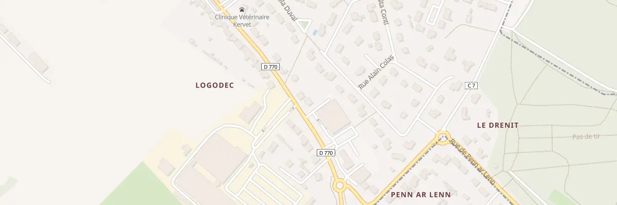 Plan du 81B Rue de Quimper à Pont-de-Buis-lès-Quimerch