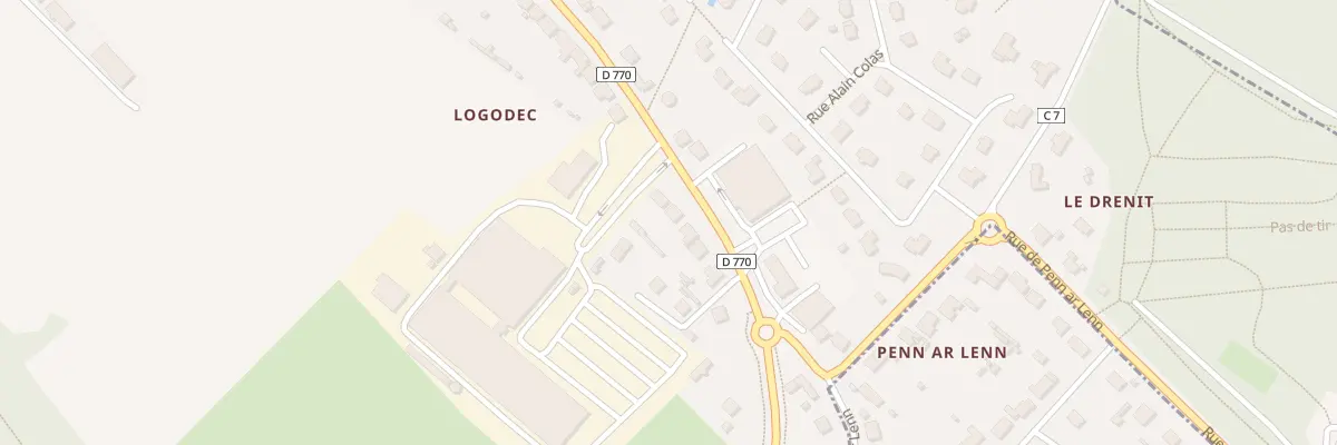 Plan du 84 Rue de Quimper à Pont-de-Buis-lès-Quimerch