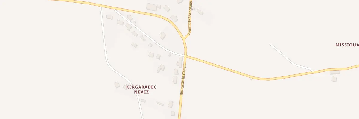 Plan du 2 Rte de la Gare à Cast