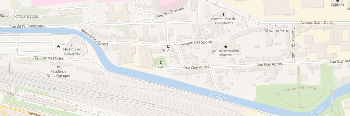 Plan du 4 Rue Guy Autret à Quimper
