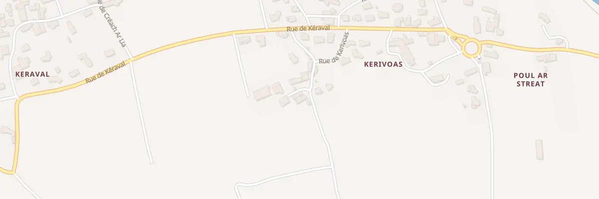 Plan du 80 Imp Kerivoas à Sibiril