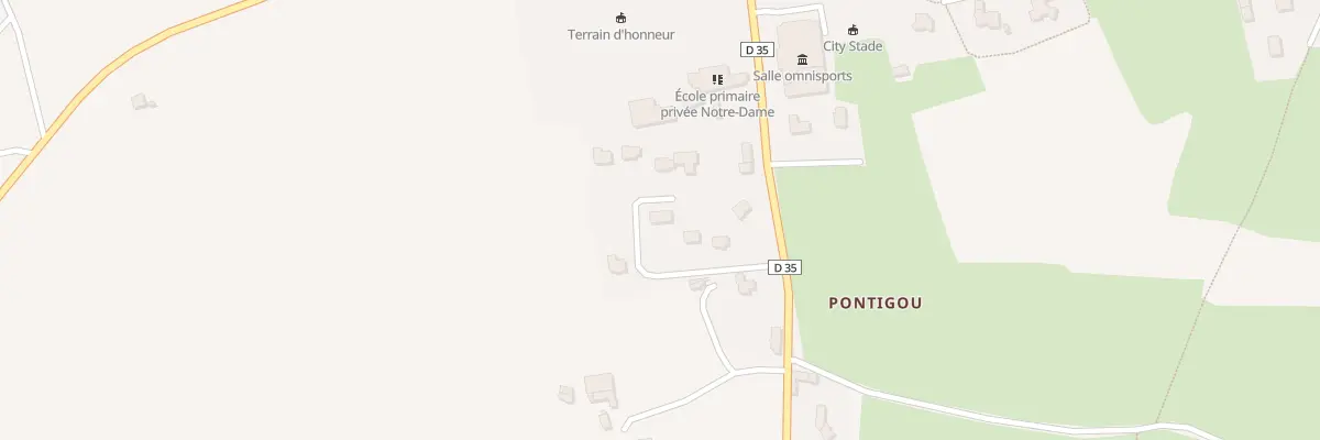 Plan du 6 Clos de Pontigou à Plougourvest