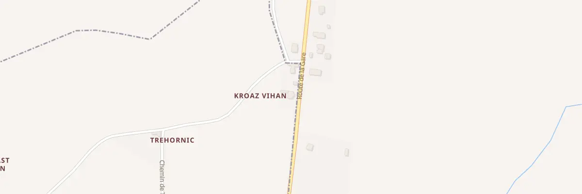 Plan du 165 Croas Vihan à Quéménéven