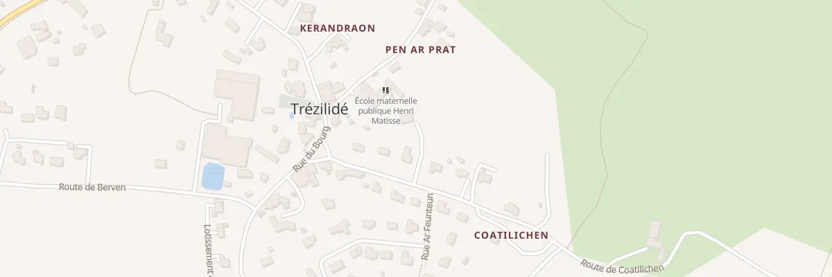 Plan du 4 Lot de Ker Eol à Trézilidé