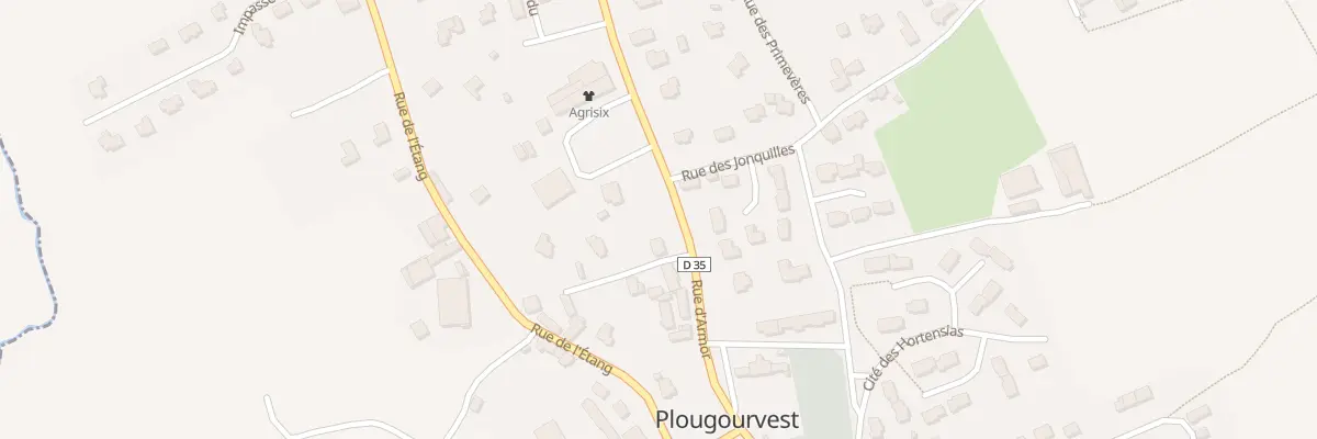 Plan du 11 Rue d’Armor à Plougourvest